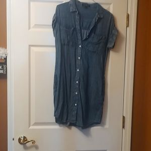 Jean dress with pockets